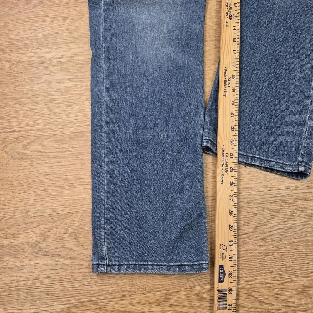 Levi’s 514 Straight Jeans Mens 34x32 Blue Stretch Cowboy Workwear Denim Pants